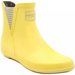 London Fog Piccadilly Women's Rain Boots - Yellow, Size 8M